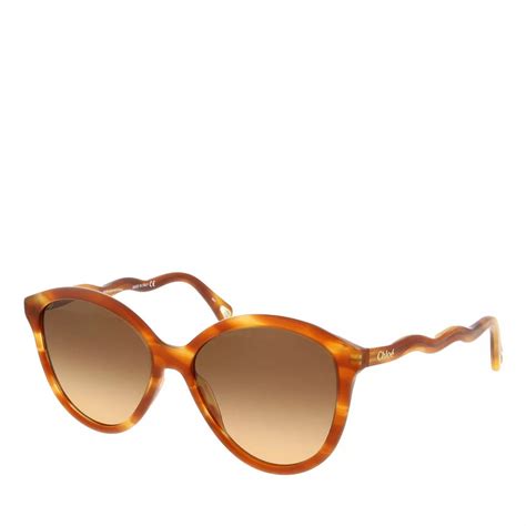 chloe occhiali da sole cuore|CH0087S 002 shiny havana – Ottica Ottobelli.